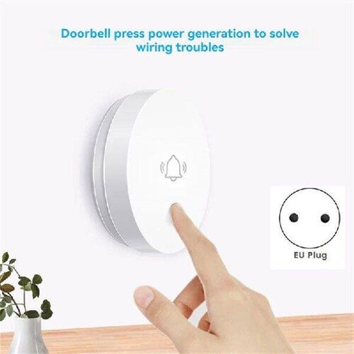 【NEW】Smart Wireless Doorbell Self-Powered Doorbell