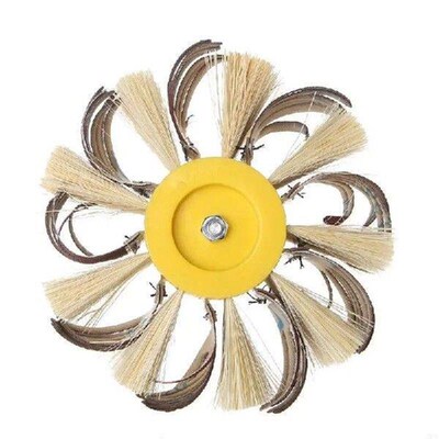 K9FA Shaft Mounted Sisal Emery Cloth Bristle Grinding