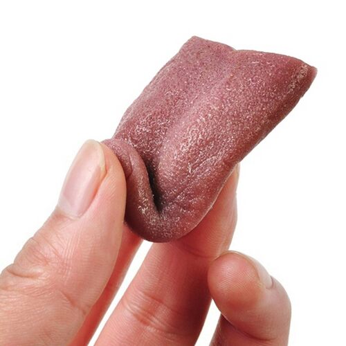 Halloween Harmless Realistic Fake Tongue Magic Trick Joke