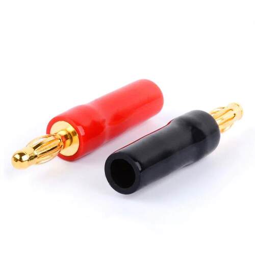 Banana Plugs Audio Jack Connector 12 Pairs / 24 pcs Screw Lo