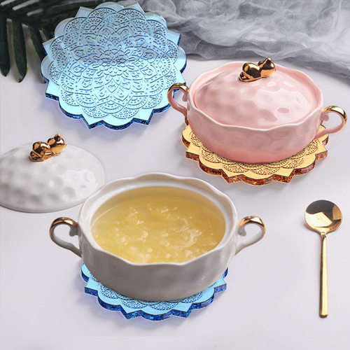 Silicone Mold For Resin Large Rectangle Tea Plate Coaster DI