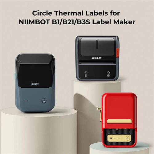 Niimbot B21 B1 Adhesive Wgite Color er Transparents Thermal