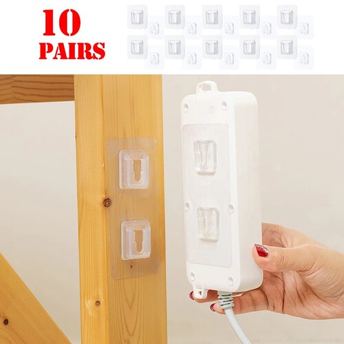 1/3/5/10PCS Cable Organizer Clips Household Double-sided Sel