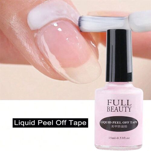 15ml Peel Off Latex ntfreezng Nal Lqud nt-overflow Glue Nal