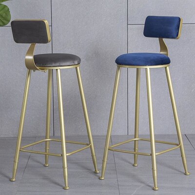 bar chair iron dining table stool simple coffee shop