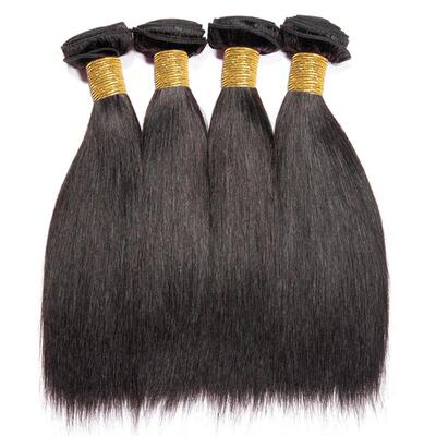 Wholesale Hair Raw Indian Straight Human Hair Bundles Natura
