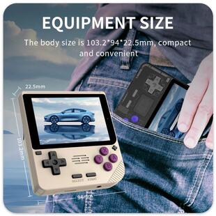 Powkiddy V10 Retro Handheld Game Players  3.5 Inch Video Gam