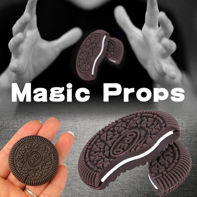 1Pc Kids Magic Biscuit OREO Cookies Magic Tricks Accessory C