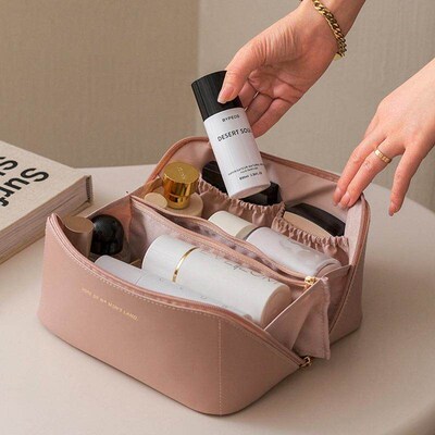 Makeup Organizer Female Toiletry Kit Bag Make Up Case Storag
