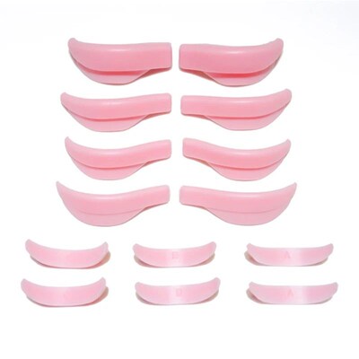 7 Pairs Silicone Eyelash Perm Pad Recycling Makeup Lifting L