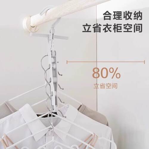 Five-Hole Foldable Hanger for Travel, Business Trips, Hotel,