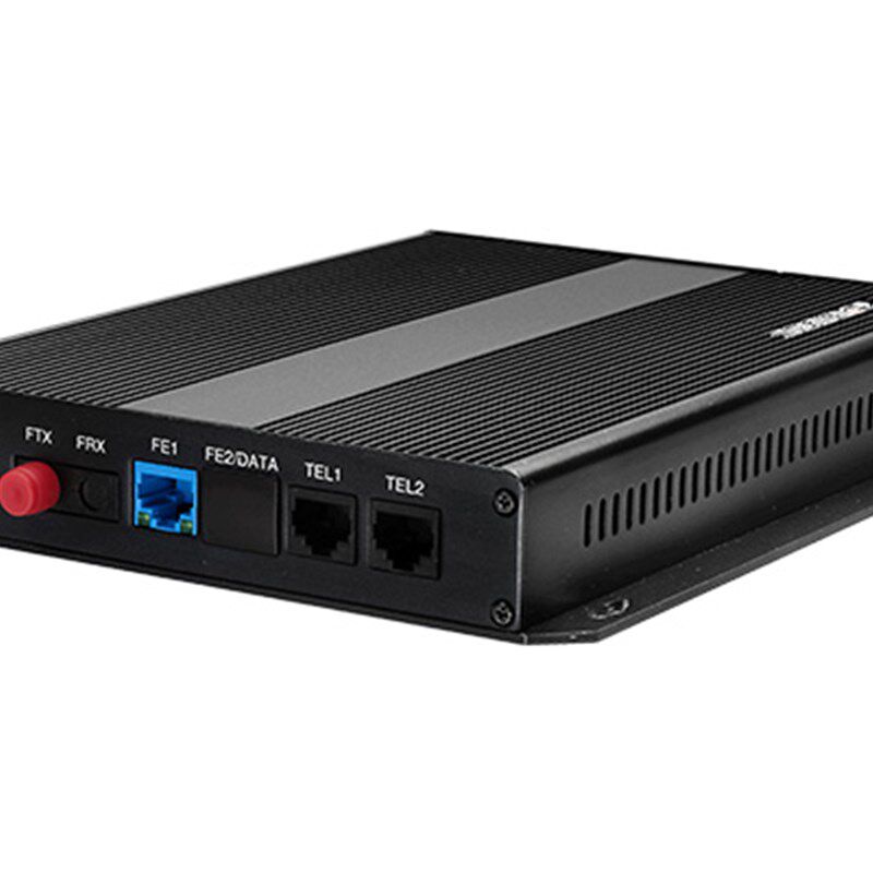 恒捷HJ-2001语音电话光端机1 2  8路PCM综合复用设备纤单纤E1