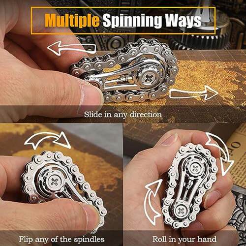 Sprockets Flywheel Fingertip Gyro Fidget Spinner Antistress