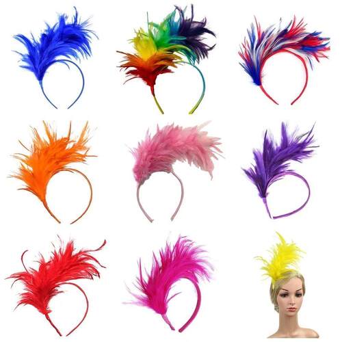 Boho Feather Hairband Fashion Carnival Party Head Decoration