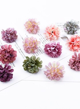 20 Pieces Fake Carnation Wedding Flower Head Christmas Scrap