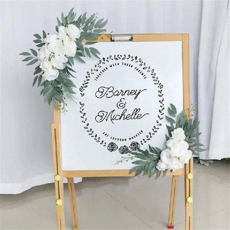Artificial Wedding Arch Flower Two-piece Wedding Reception - 实物图