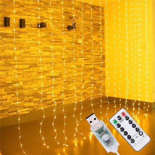 3M LED Curtain String Light Christmas Decorations for Home