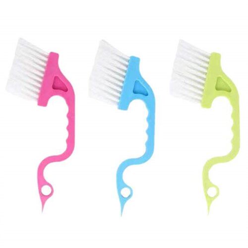 Creative Handheld Groove Cleaning Brush for Windows and Door