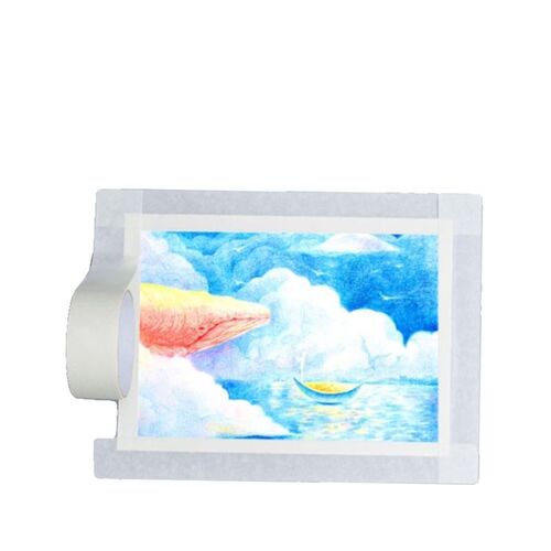 美纹美文纸胶带美术生专用白色纸质胶布masking White paper tape