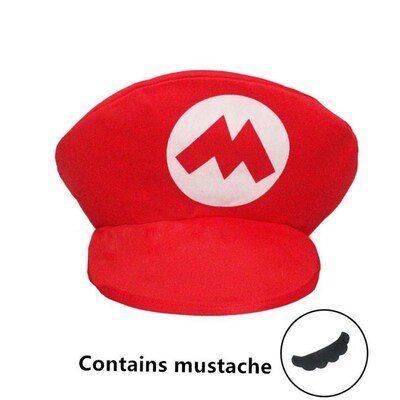 Super Mario Bros Luigi Cartoon Cosplay Hat Classic toys Anim