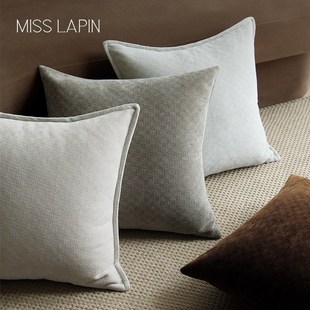 澜品*绒梦华章大地色斜纹绒布抱枕MISSLPIN客厅沙发家用靠枕靠包
