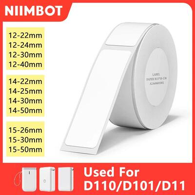 Niimbot 1Roll D110 White er Waterproof Paper Adhesive Label