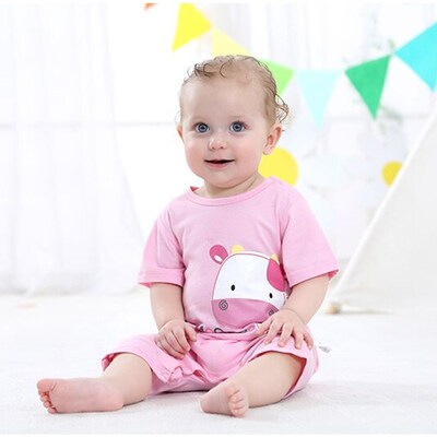 Newborn Baby Clothes Summer Short Sleeve Rompers Infant Boys