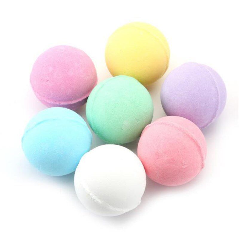 60g Multicolor Bath Ball Natural Bubble Fizzer Bath Bomb Hom图片