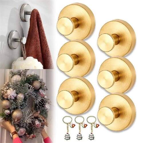 Traceless Hanging Suction Cup Hooks for Wreaths Bathroom