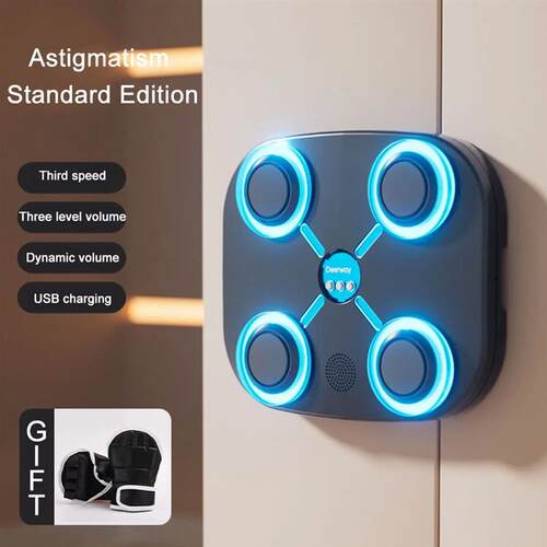 Music Boxing Target for Kids Music Boxing Machine Wall Mount
