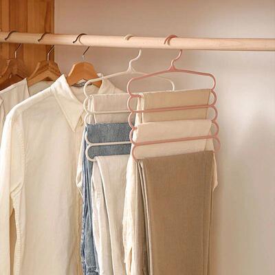 Clothes Hangers Trousers Hangers Holders Closet Storage Orga