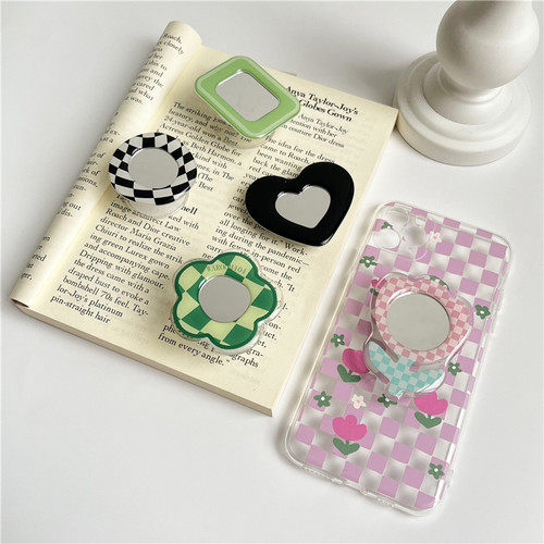 Beautiful Glossy Mirror Tulip Flower Expandable Griptok Phon