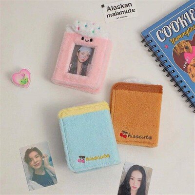 Cute Furry Squared Grid Photo Album Large Capacity