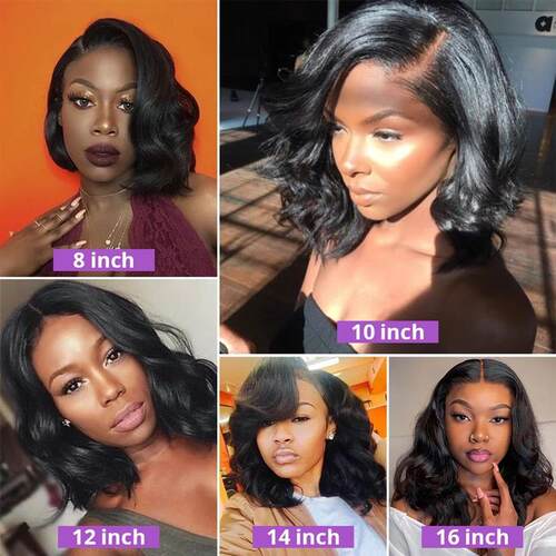 Peruvian Hair 13x4 Transparent Lace Frontal Wig Body Wave Bo