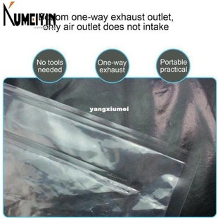 Manually Vacuum Compressed Bag Roll Up Seal Bags Travel Spac