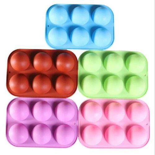 Half Ball Sphere Silicone Soap Molds Bakeware Pan Cake
