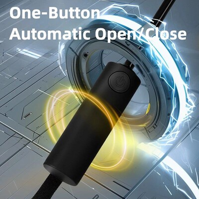 Windproof Automatic Umbrella 80 Reinforced Fiberglass Ribs,