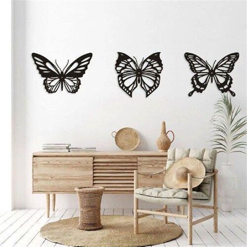 3 Count Wall Art for Home Office Fence Decoration Wall