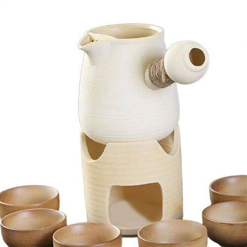 Ceramic Teapot Set Clay Tea Pot with Tea Strainer for