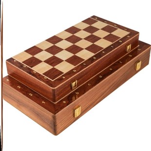 Chess solid wood high gradesuit large folding chessboard棋盘
