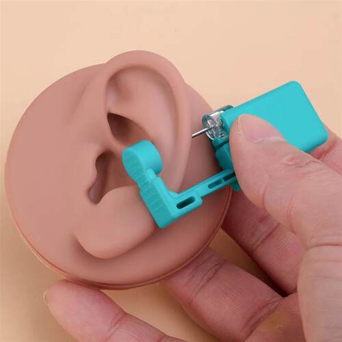 1-4 pcs Lip Ear Cartilage Piercing Gun Tool Kit Lip Stud Lab