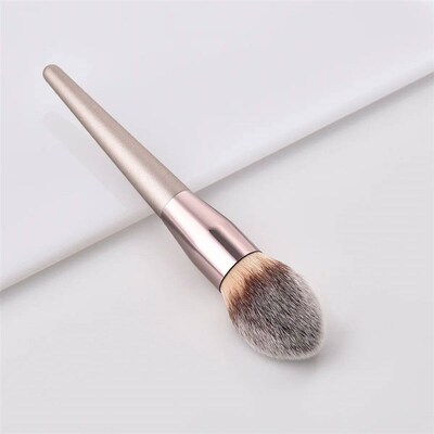 4 pcs Champagne Makeup Brushes Set Foundation Powder Blush B