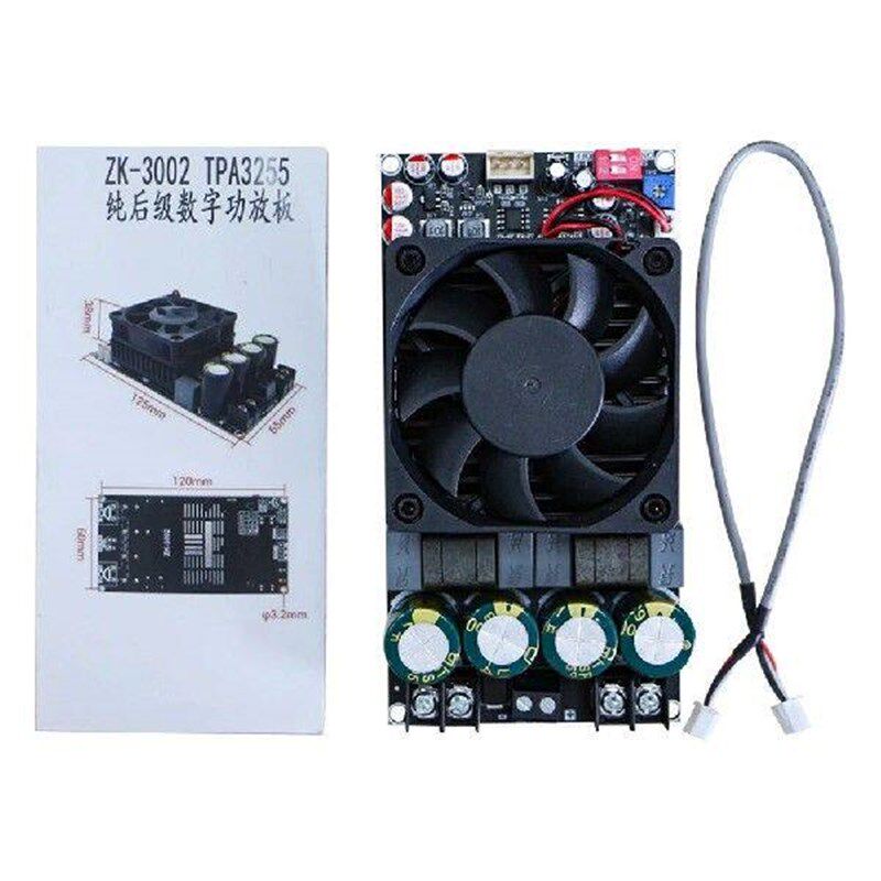 ZK-3002 Stereo Audio Amplify Board TPA3255 AMP Bridged Mono