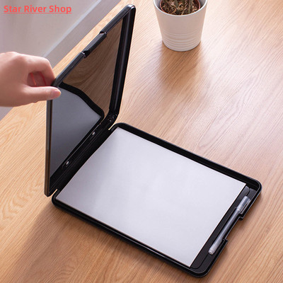 Multifunction A4 Paper File Document Storage Box With Folder