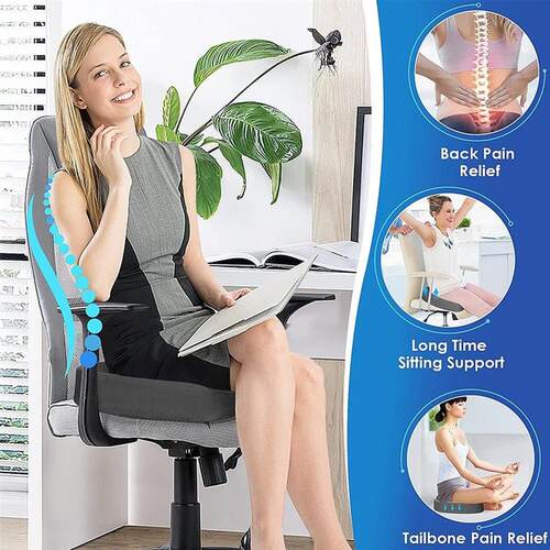 Travel Coccyx Seat Cushion Memory Foam U-Shaped Pillow for C