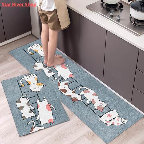 Modern Kitchen Mat Home Entrance Doormat Hallway Bedroom Liv
