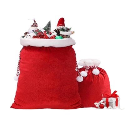 Christmas Santa Claus gift bag 50*70cm pleuche knapsack