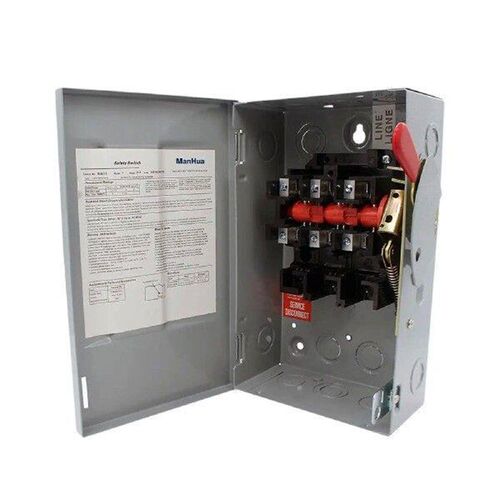 3P 60Amp Disconnect Switch Box 3 Wire Multifunctional
