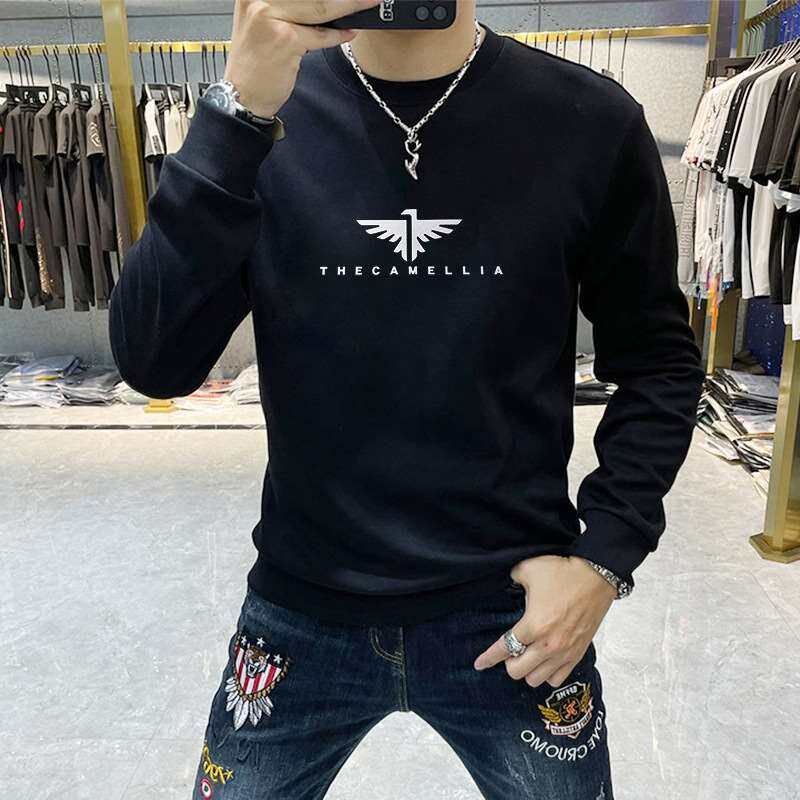 European Station Autumn New Mens Sweater tendy Ins All-matc - 实物图