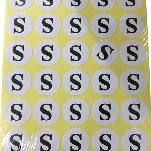1.3Cm Size Paper er Labels For Clothing Size Adhesive Printe